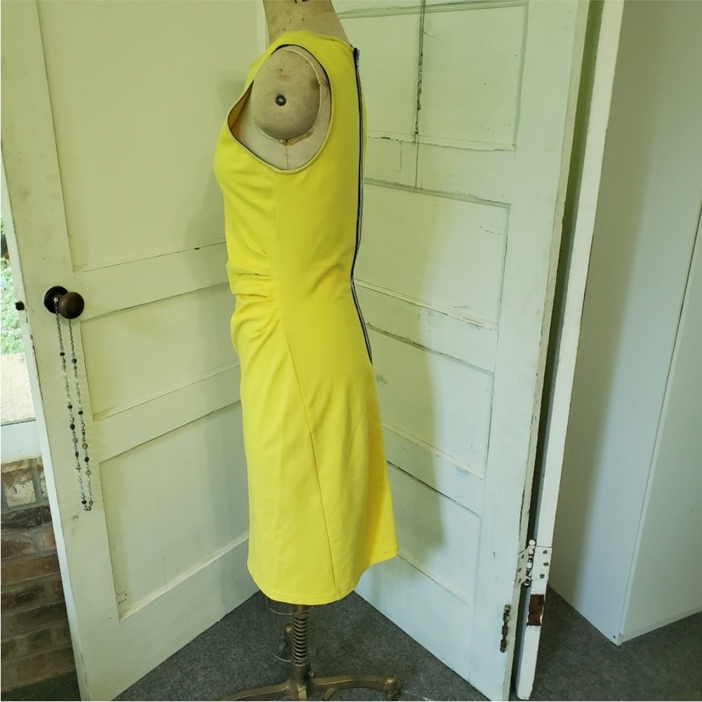 Kenneth Cole Vibrant Yellow Midi Dress - Picture 3 of 7